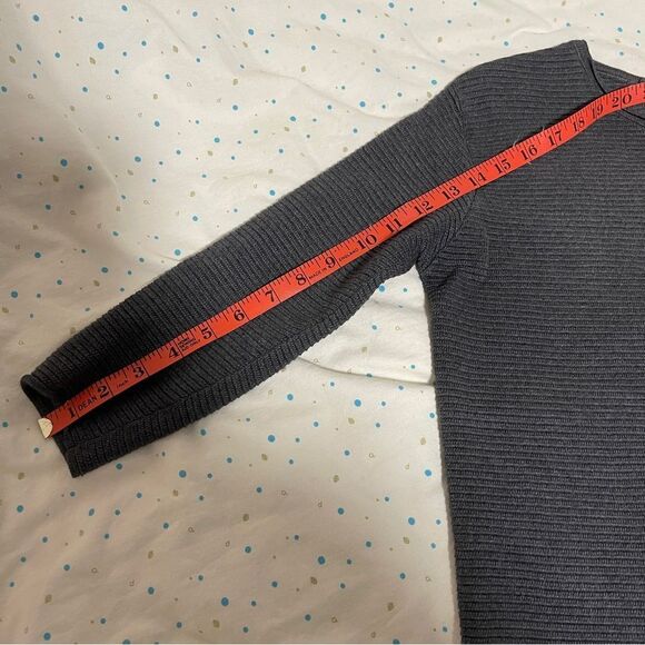 Aritzia Wilfred Blanchard Silk & Cashmere Grey Ribbed Sweater Size XS - Picture 16 of 16